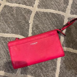 Hot Pink Coach Wristlet